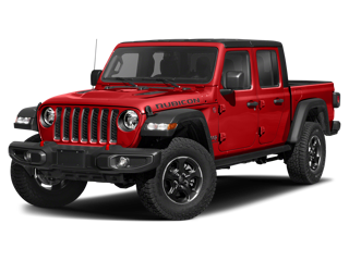 red 2022 jeep gladiator left side angle view