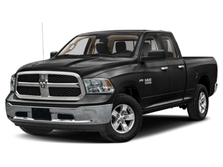 2022 black ram 1500 classic left side angle view