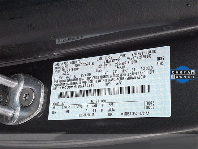 2025 Ford Escape ST-Line