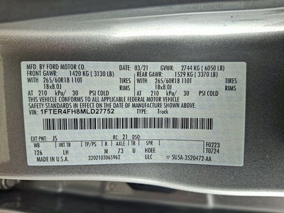 2021 Ford Ranger XLT