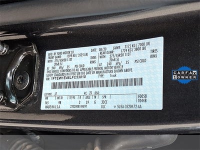 2020 Ford F-150 Platinum