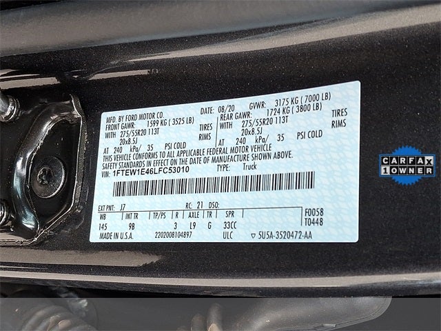 2020 Ford F-150 Platinum