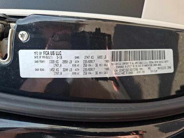 2018 Chrysler Pacifica Touring L