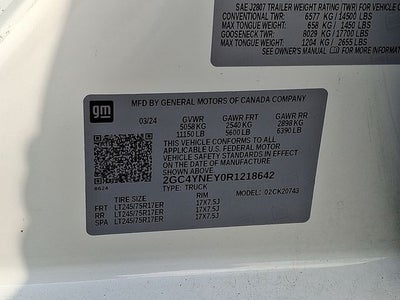 2024 Chevrolet Silverado 2500HD LT