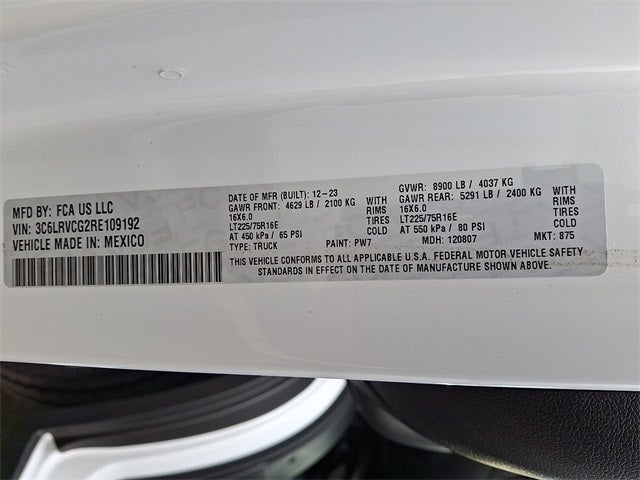 2024 RAM ProMaster 2500 High Roof