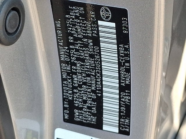 2025 Toyota Camry LE