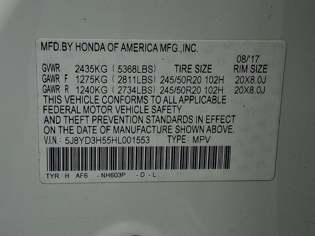 2017 Acura MDX 3.5L w/Technology Package