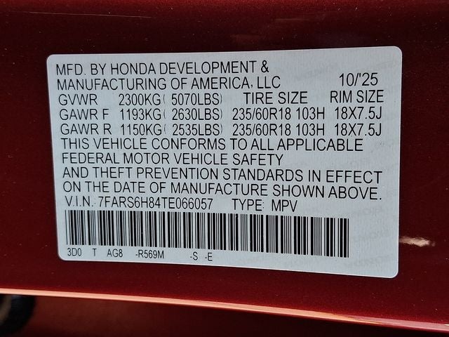 2026 Honda CR-V Hybrid Sport-L