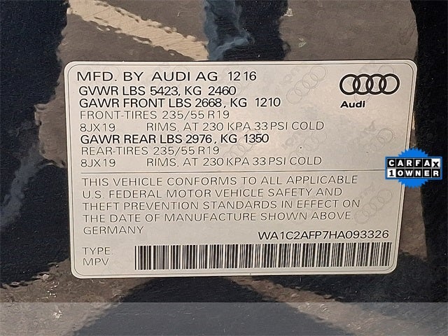 2017 Audi Q5 2.0T Premium quattro