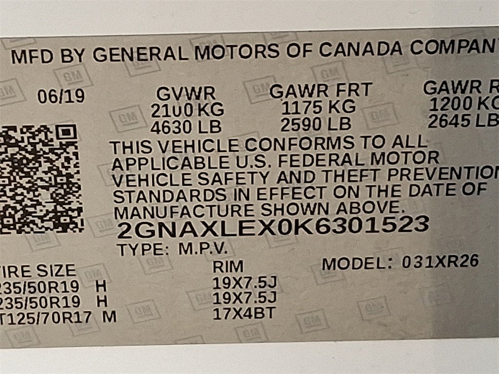 2019 Chevrolet Equinox LT