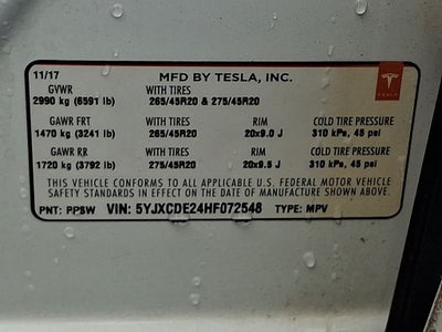 2017 Tesla Model X 75D