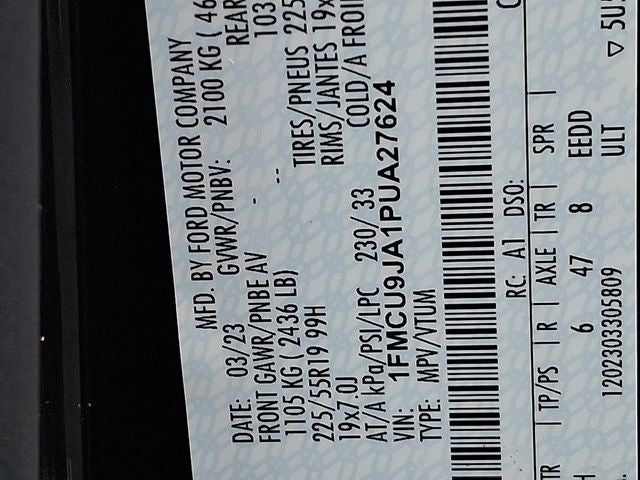 2023 Ford Escape Platinum