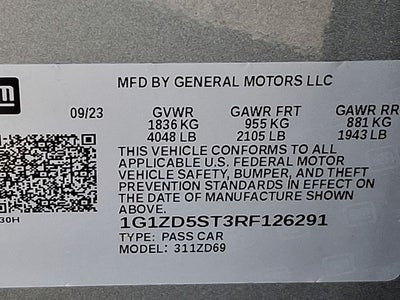 2024 Chevrolet Malibu LT 1LT