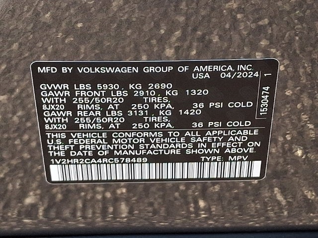 2024 Volkswagen Atlas 2.0T SE w/Technology