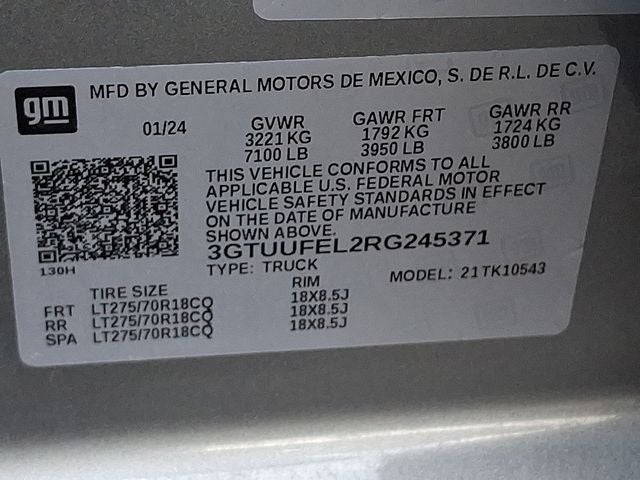 2024 GMC Sierra 1500 AT4X