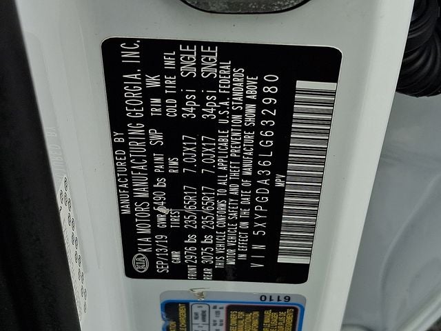 2020 Kia Sorento LX