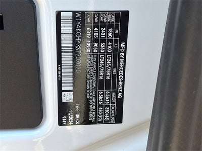 2025 Mercedes-Benz Sprinter 2500 Cargo 170 WB High Roof