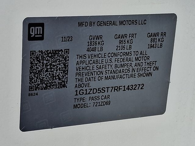 2024 Chevrolet Malibu LT 1LT