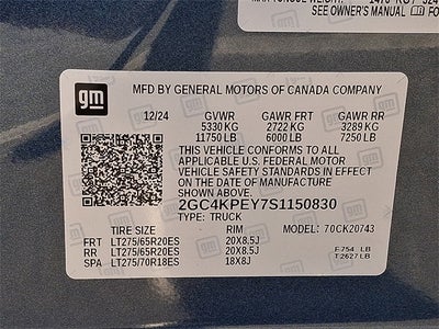 2025 Chevrolet Silverado 2500HD LTZ