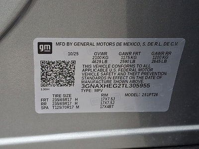 2026 Chevrolet Equinox LT