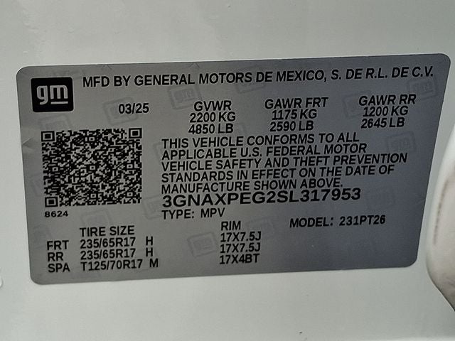 2025 Chevrolet Equinox LT
