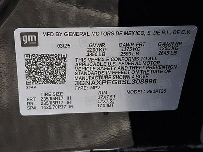 2025 Chevrolet Equinox LT