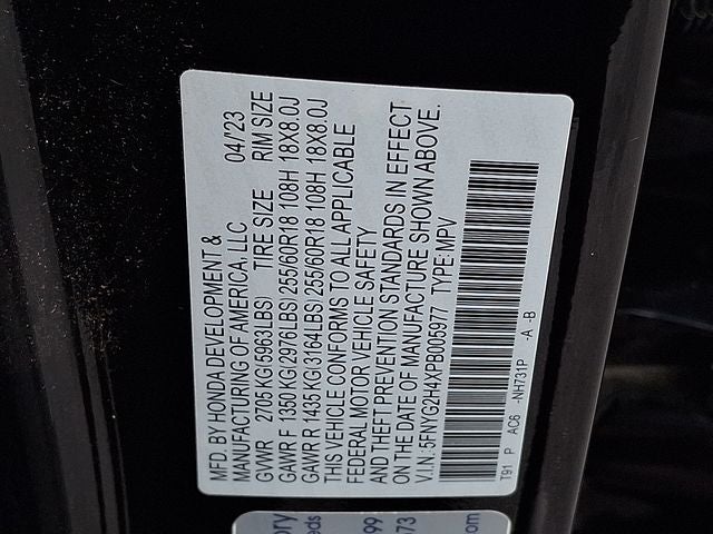 2023 Honda Pilot EX-L 8 Passenger
