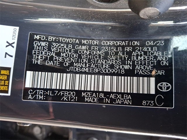 2023 Toyota Corolla LE