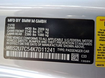 2019 BMW M2 Competition