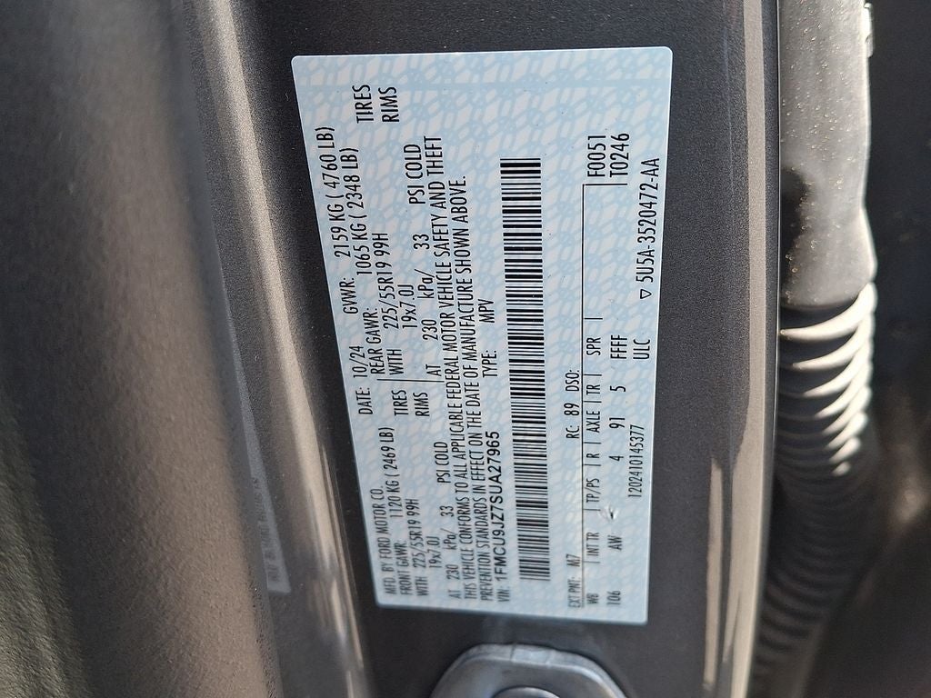 2025 Ford Escape Hybrid Platinum