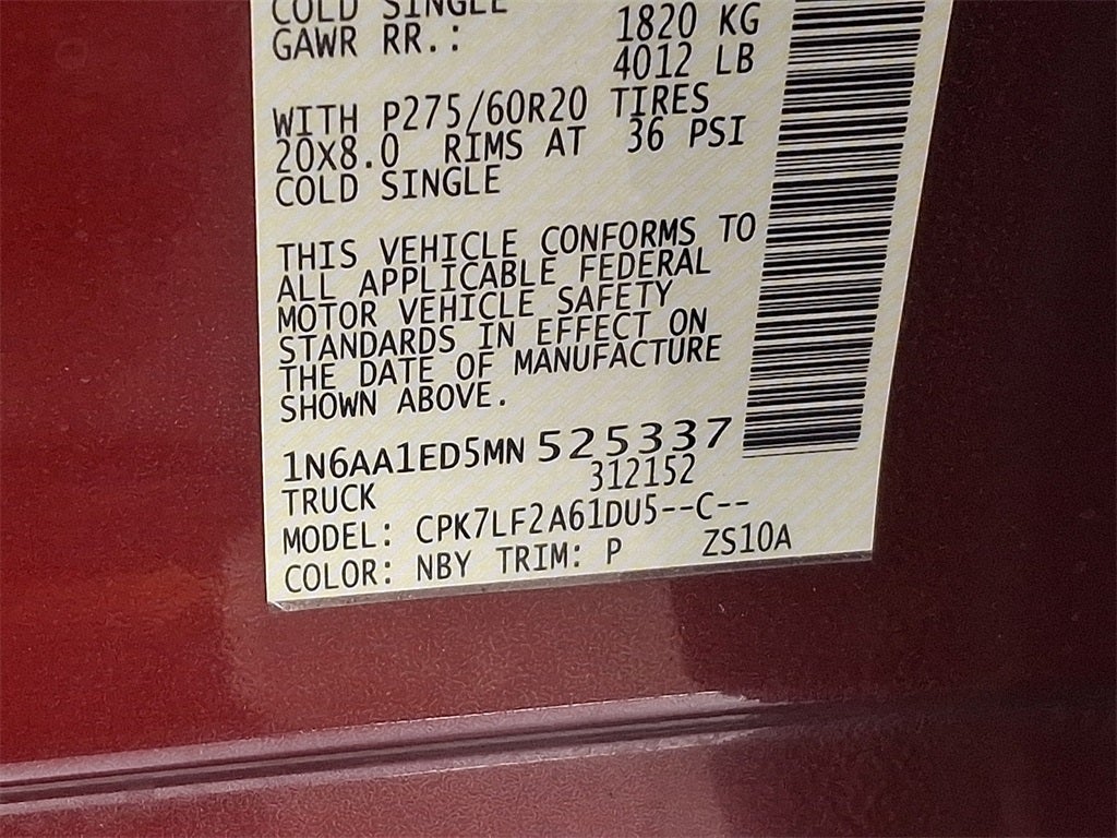 2021 Nissan Titan Platinum Reserve