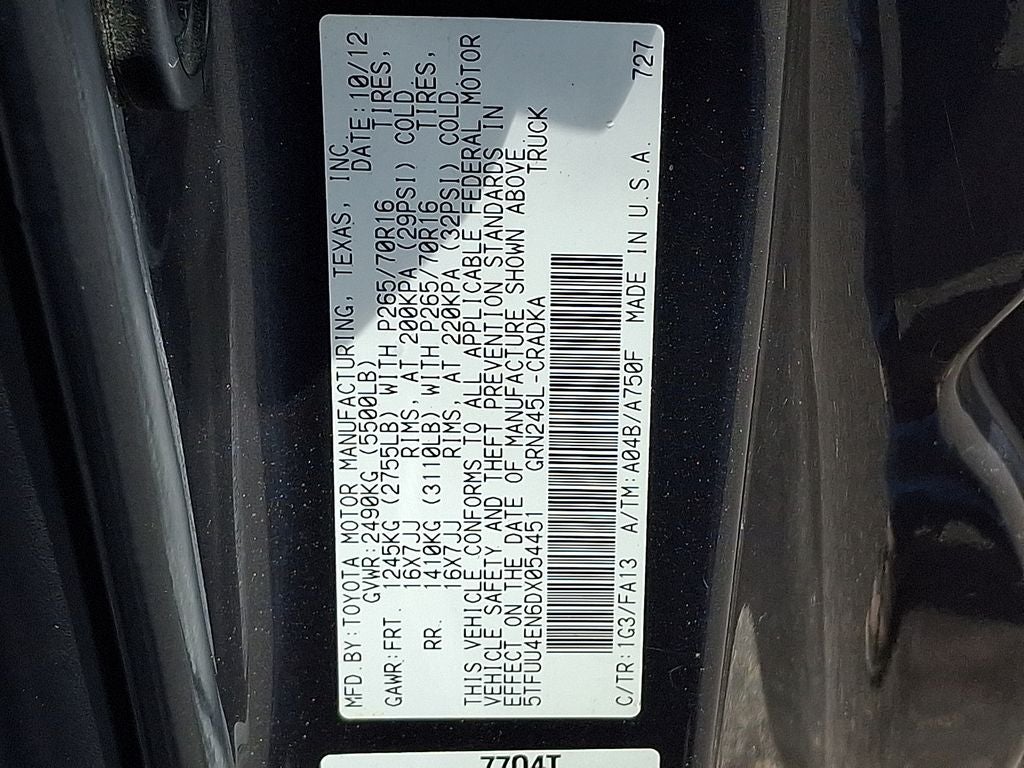 2013 Toyota Tacoma Base V6