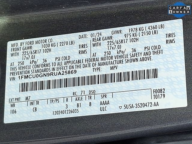 2024 Ford Escape Active