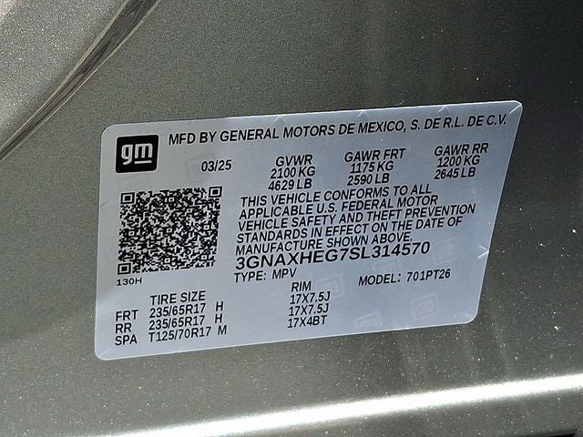 2025 Chevrolet Equinox LT