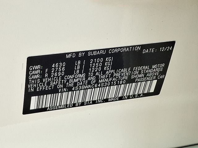 2025 Subaru Legacy Premium