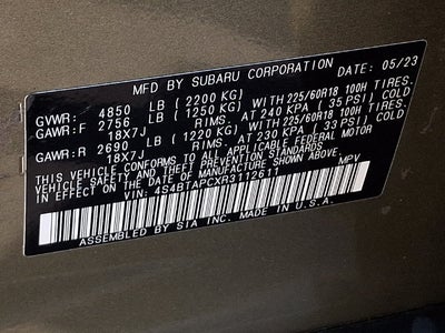 2024 Subaru Outback Touring