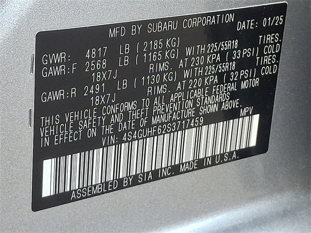 2025 Subaru Crosstrek Sport