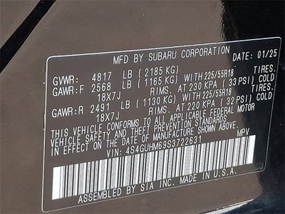 2025 Subaru Crosstrek Limited