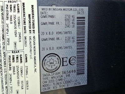 2023 INFINITI QX60 LUXE