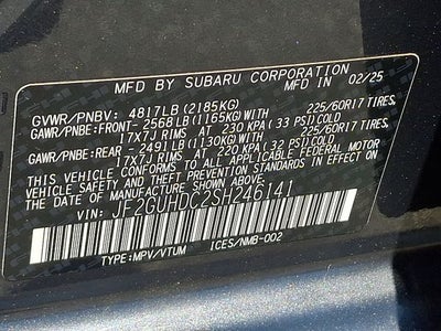 2025 Subaru Crosstrek Premium