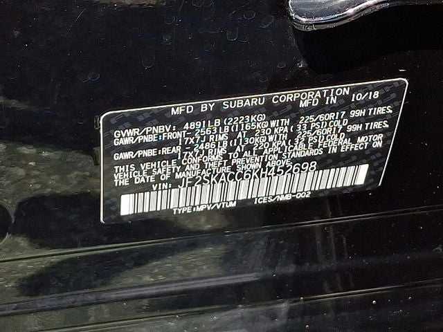 2019 Subaru Forester Base