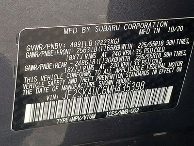 2021 Subaru Forester Limited