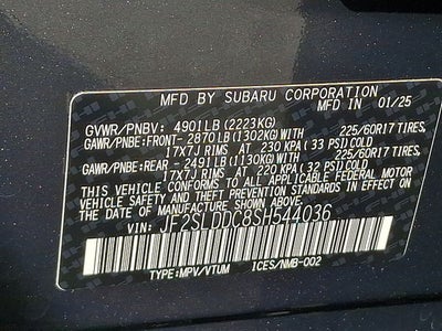2025 Subaru Forester Premium