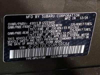 2025 Subaru Forester Premium