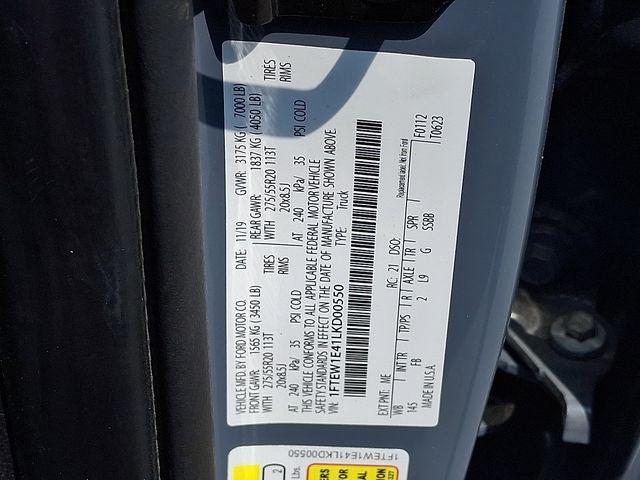2020 Ford F-150 XLT