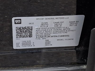 2022 Chevrolet Traverse RS