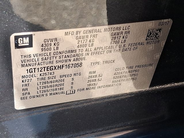 2017 GMC Sierra 2500HD SLT