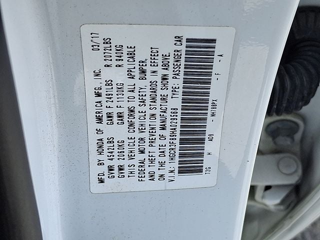 2017 Honda Accord EX-L