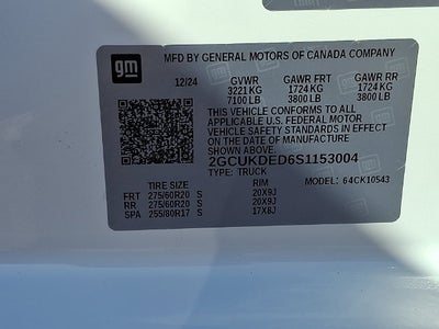 2025 Chevrolet Silverado 1500 LT