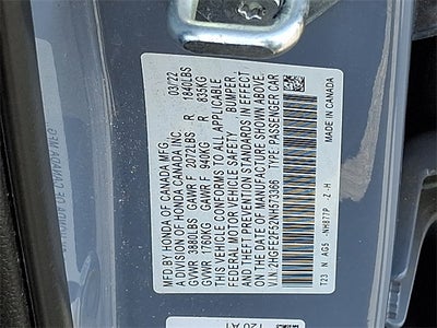 2022 Honda Civic Sport